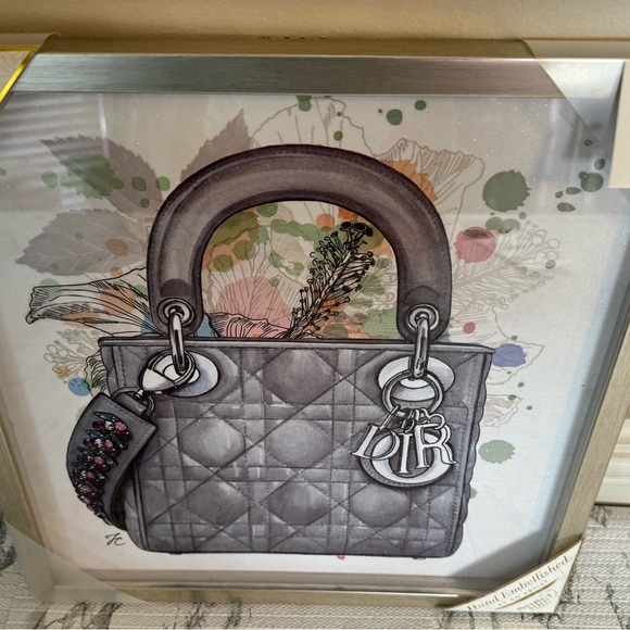 Framed Wall Art - NWT - Dior Purse - Picture 5 of 7